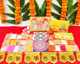 Arkam Diwali Puja Samagri Kit for Lakshmi Pujan/ Mahalakshmi Puja Kit/ Laxmi Puja Samagri Kit/ Deepavali (35+ Items) with Detailed Puja Vidhi - Retail Maharaj