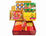 Arkam Premium Diwali Puja Samagri Kit for Lakshmi Pujan/ Mahalakshmi Puja Kit/ Laxmi Puja Samagri Kit/ Deepavali (45+ Items) with Detailed Puja Vidhi - Retail Maharaj