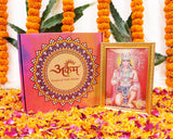 ARKAM Hanuman Puja Samagri Kit/Hanuman Janmotsav Puja Kit/Maruti Pooja Kit/Hanuman Pooja Samagri (40+ Items) with Detailed Puja Vidhi in Hindi - Retail Maharaj