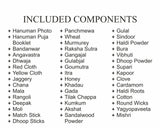 ARKAM Hanuman Puja Samagri Kit/Hanuman Janmotsav Puja Kit/Maruti Pooja Kit/Hanuman Pooja Samagri (40+ Items) with Detailed Puja Vidhi in Hindi - Retail Maharaj