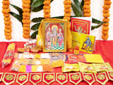 ARKAM Ram Puja Samagri Kit/Ram Navami Puja Kit/Lord Ram Pooja Kit/Ram Navmi Pooja Samagri (40+ Items) with Detailed Puja Vidhi in Hindi - Retail Maharaj