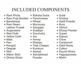 ARKAM Ram Puja Samagri Kit/Ram Navami Puja Kit/Lord Ram Pooja Kit/Ram Navmi Pooja Samagri (40+ Items) with Detailed Puja Vidhi in Hindi - Retail Maharaj