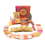 Arkam Ganesh Puja Samagri Kit for Ganesh Pujan with Mitti ke Ganesha/Ganpati Pujan/Ganesh Chaturthi Puja/Ganesh Utsav (35+ Items) with Detailed Puja Vidhi in Hindi - Retail Maharaj