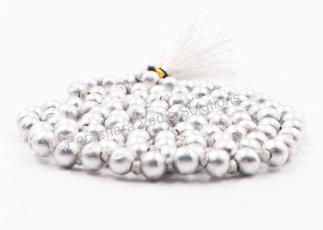 ARKAM Parad Mala/Pure Parad Mala/para Mala/Mercury Mala (Size: 6mm, Length: 28 inches, Beads: 108+1, Weight: 100-115 Grams) - Retail Maharaj