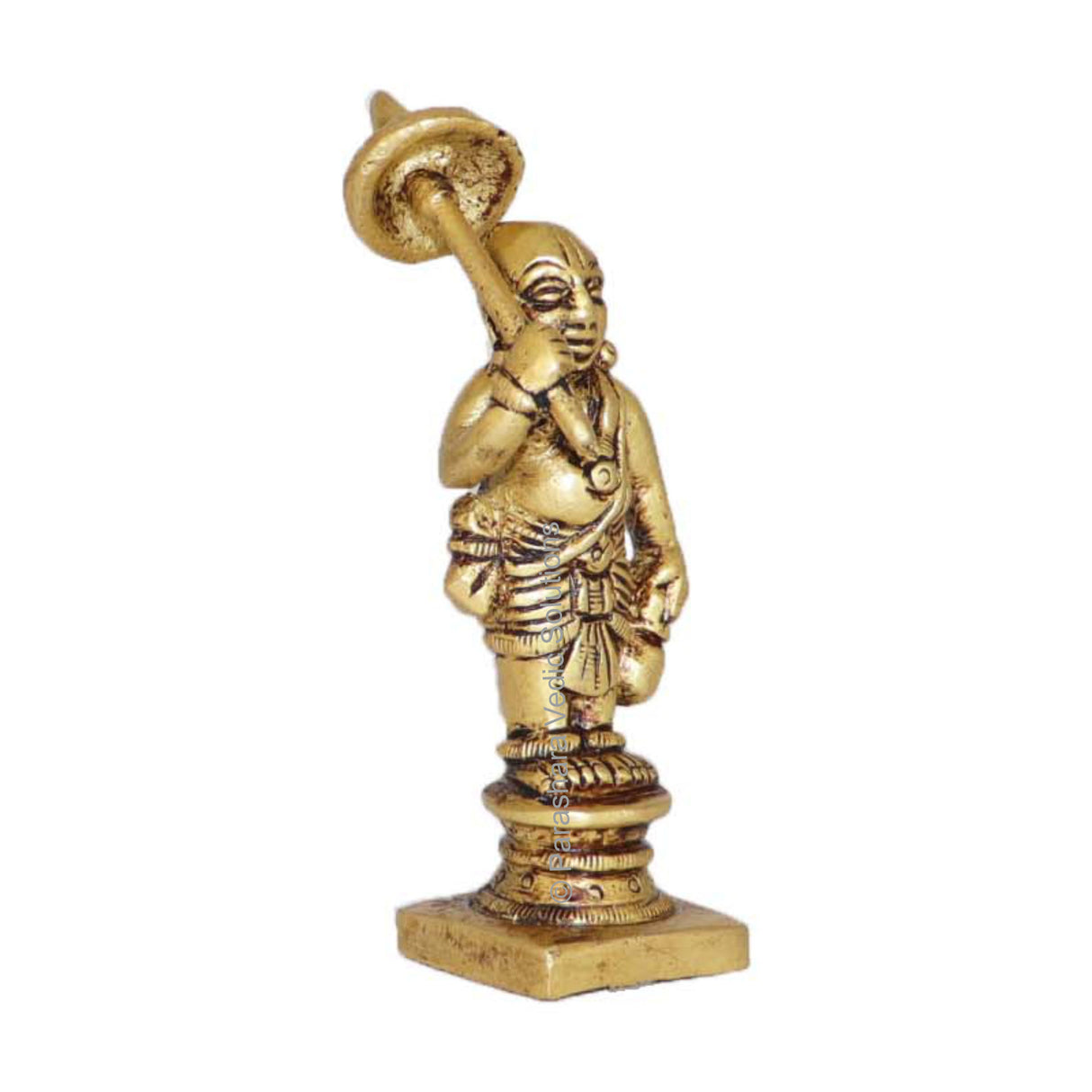 Arkam Brass Vaman Murti / Vaaman Idol / Pital Vishnu Vaman Avatar Statue - Antique Brass For Home / Temple / Office (Height: 9 cm, Weight: 140 gms) - Retail Maharaj