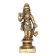 Arkam Brass Parshuram Murti / Parashuram Idol / Pital Vishnu Parshuram Avatar Statue - Antique Brass For Home / Temple / Office (Height: 7.5 cm, Weight: 120 gms) - Retail Maharaj