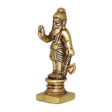 Arkam Brass Parshuram Murti / Parashuram Idol / Pital Vishnu Parshuram Avatar Statue - Antique Brass For Home / Temple / Office (Height: 7.5 cm, Weight: 120 gms) - Retail Maharaj