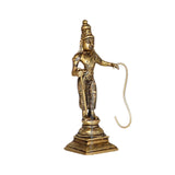 Arkam Brass Ram Murti / Rama Idol / Pital Vishnu Ram Avatar Statue - Antique Brass For Home / Temple / Office (Height: 14.6 cm, Weight: 360 gms) - Retail Maharaj