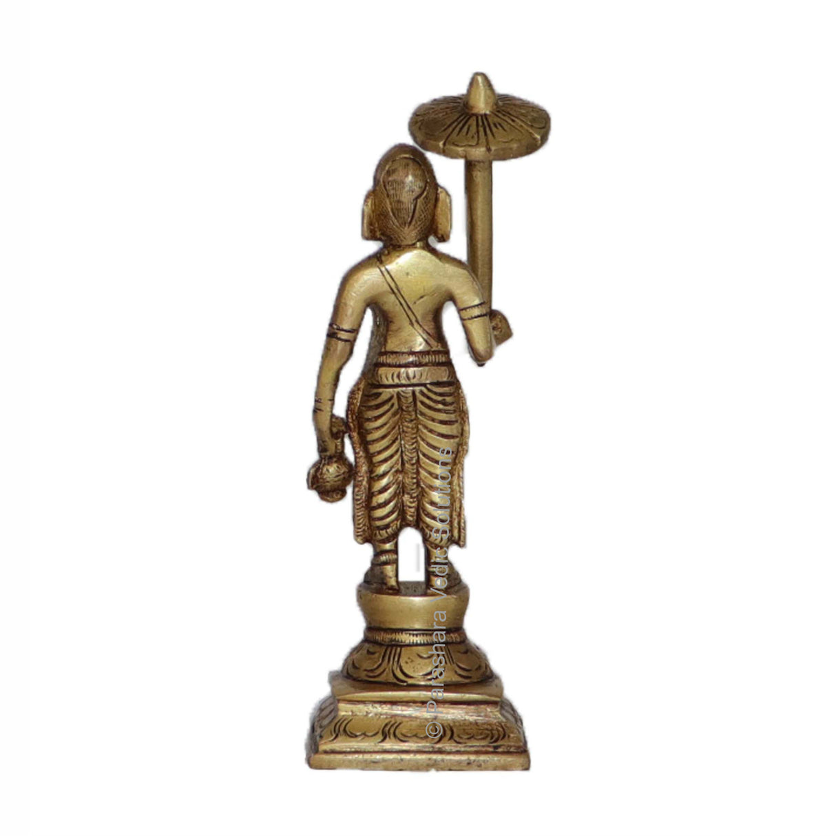 Arkam Brass Vaman Murti / Vaaman Idol / Pital Vishnu Vaman Avatar Statue - Antique Brass For Home / Temple / Office (Height: 14.5 cm, Weight: 400 gms) - Retail Maharaj