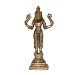 Arkam Brass Varah Murti / Varaha Idol / Pital Vishnu Varah Avatar Statue - Antique Brass For Home / Temple / Office (Height: 14.8 cm, Weight: 420 gms) - Retail Maharaj