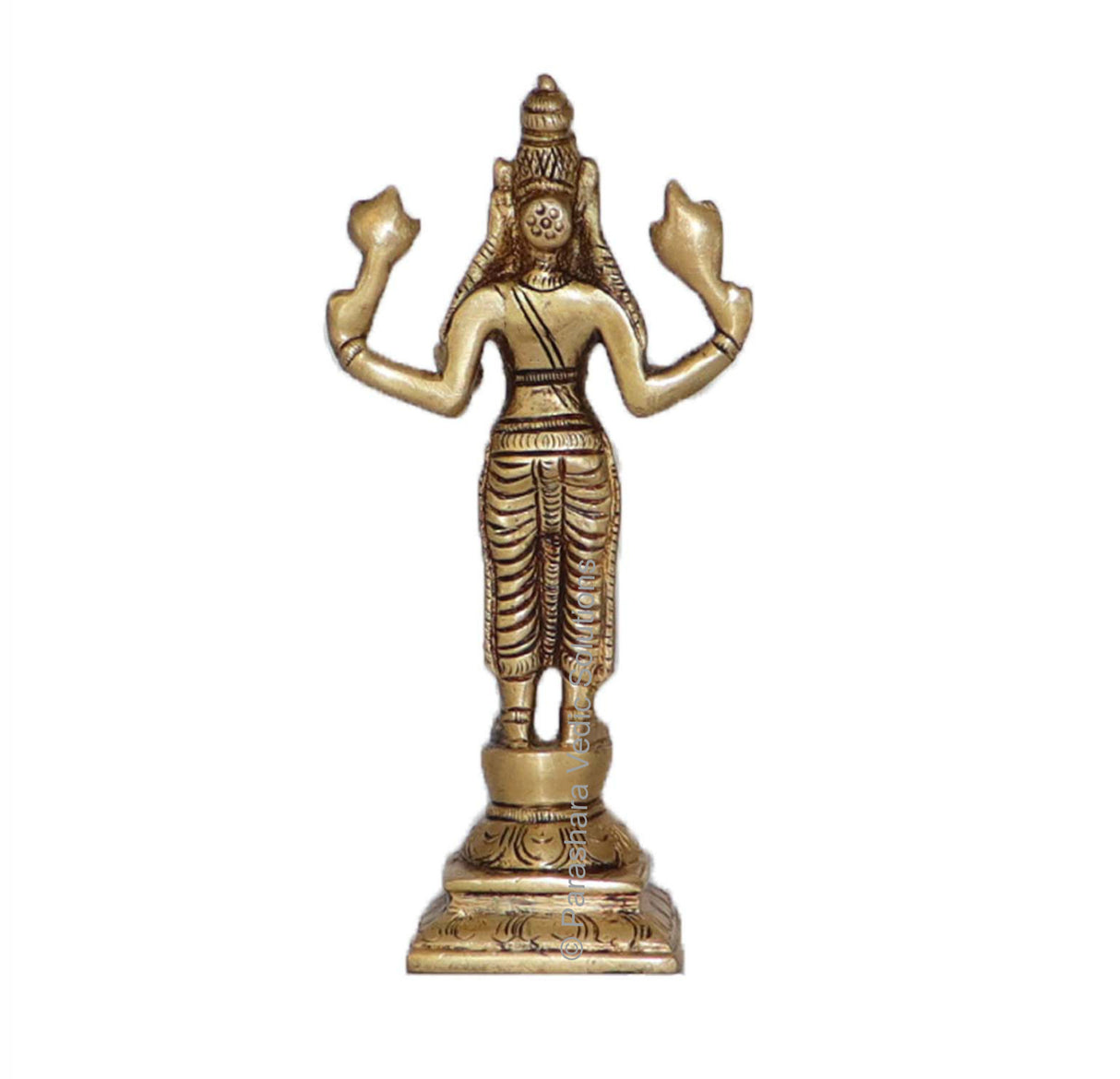Arkam Brass Varah Murti / Varaha Idol / Pital Vishnu Varah Avatar Statue - Antique Brass For Home / Temple / Office (Height: 14.8 cm, Weight: 420 gms) - Retail Maharaj