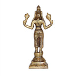 Arkam Brass Varah Murti / Varaha Idol / Pital Vishnu Varah Avatar Statue - Antique Brass For Home / Temple / Office (Height: 14.8 cm, Weight: 420 gms) - Retail Maharaj