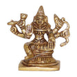 Arkam Brass Veer Lakshmi Murti / Veer Laxmi Idol / Pital Ashthalakshmi Statue - Antique Brass For Home / Temple / Office (Height: 6.5 cm, Weight: 210 gms) - Retail Maharaj