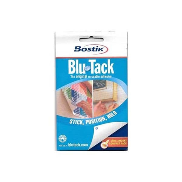 Bostik Blu Tack Reusable Adhesive Putty for Office School and Home Use - Retail Maharaj