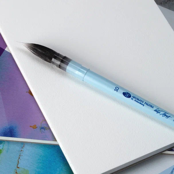White Nights Sable & Synthetic Mop Brush – Professional Watercolour Brush - Retail Maharaj
