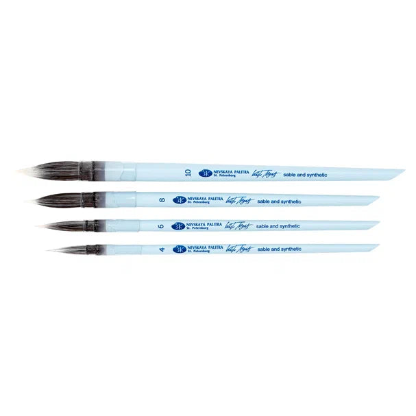 White Nights Sable & Synthetic Mop Brush – Professional Watercolour Brush - Retail Maharaj