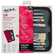 Retail Maharaj Mont Marte Oil Brush Set 11pc - Retail Maharaj