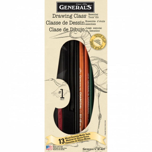 General’s Drawing Class Essential Tools Kit – Mixed Drawing - Retail Maharaj