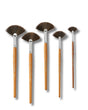 Retail Maharaj Fan Brush Set of 5 Velour Mix Media - Retail Maharaj