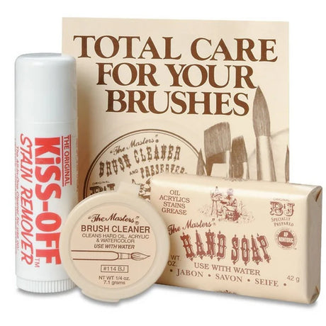 General Pencil The Masters Artist Mini Clean Up Kit for Brush and Hand Care - Retail Maharaj