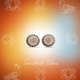 Handmade Radha Carved Earrings in Silver – Divine Spiritual Jewelry - Retail Maharaj