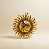 Sun (Suraj) Wall Hanging Decorative Showpiece for Door Hanging Home Decor – 13 cm - Retail Maharaj