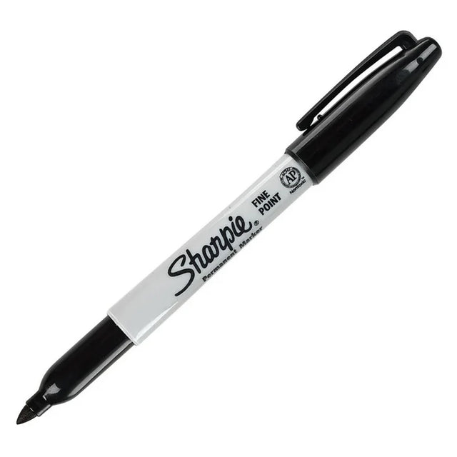 Sharpie Fine Point Marker Black - Retail Maharaj