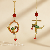 Metal Parrot Statue for Door Hanging Ethnic Decorative Showpiece - Retail Maharaj