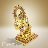 Ganesha Metal Statue Decorative Showpiece for Home and Office Decoration - Retail Maharaj