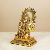Ganesha Metal Statue Decorative Showpiece for Home and Office Decoration - Retail Maharaj