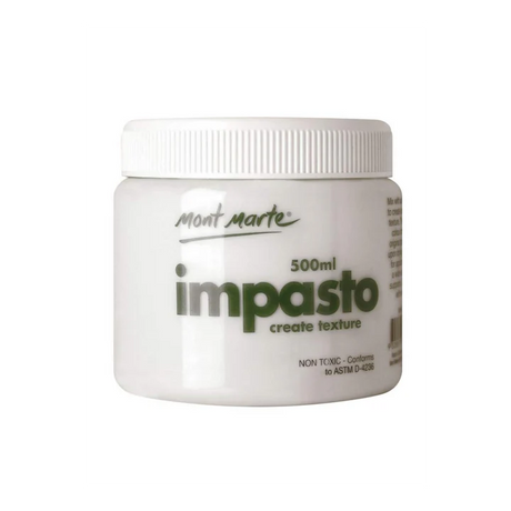 Mont Marte Impasto 500ml White - Retail Maharaj