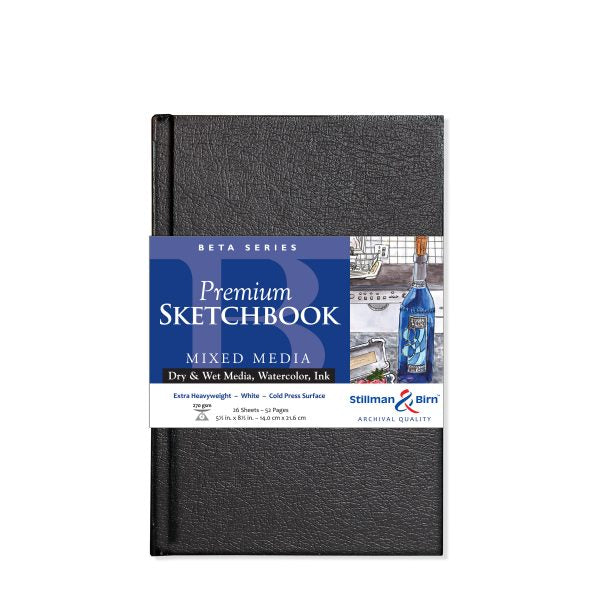 Stillman and Birn Beta Series Extra Heavyweight Sketchbook for Watercolor and Mixed Media - Retail Maharaj