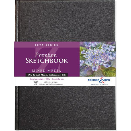 Stillman Birn Zeta Series Extra Heavyweight Smooth Paper Sketchbook Open Stock - Retail Maharaj