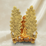 Handcrafted Radha Krishna Peacock Diya Metal Statue Decorative Pooja and Home Decor Showpiece by Sanskriti Vibes - Retail Maharaj