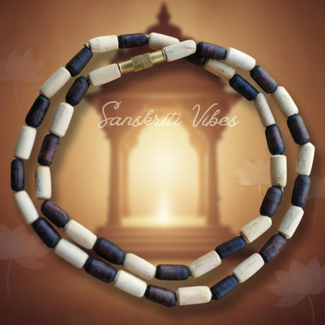 Rama Shyama Tulsi One Round Kanthi Mala – Premium Shyama Bliss Kanthi for Spiritual Devotion - Retail Maharaj