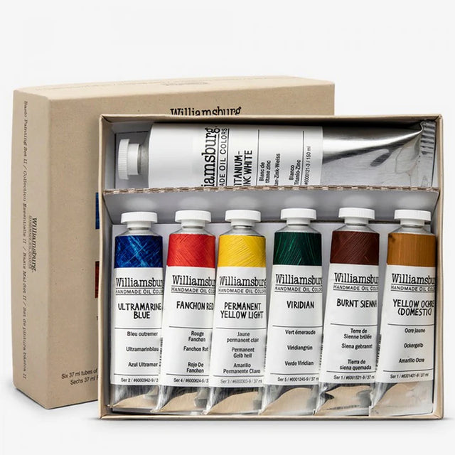 Williamsburg Handmade Oil Colour Basic Painting Set II for Artists - Retail Maharaj