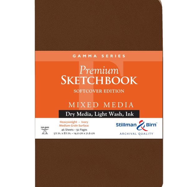 Stillman Birn Gamma Series Ivory Medium Grain Sketchbook - Retail Maharaj