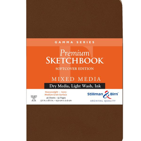 Stillman Birn Gamma Series Ivory Medium Grain Sketchbook - Retail Maharaj