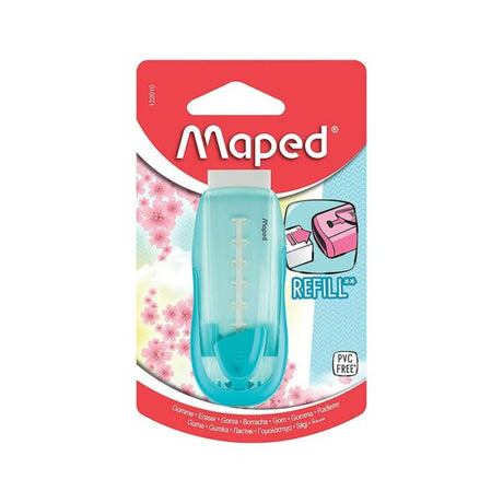 Maped Universal Gom Stick Protective Refillable Eraser Holder Blue - Retail Maharaj