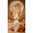 Shri Radhey Locket Tulsi Mala – Sacred Kanthi Mala for Devotees of Radha Rani | Handmade Spiritual Tulsi Beads Necklace for Bhakti, Japa & Meditation - Retail Maharaj