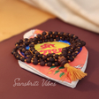 Iskcon Shri Radha Carved Tulsi Japa Mala with Bead Bag – Premium Quality for Chanting & Meditation - Retail Maharaj