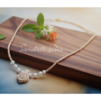 Radha Locket Pure Tulasi Kanthi Mala with Real Pearls – Sacred Necklace for Devotion & Spiritual Healing - Retail Maharaj