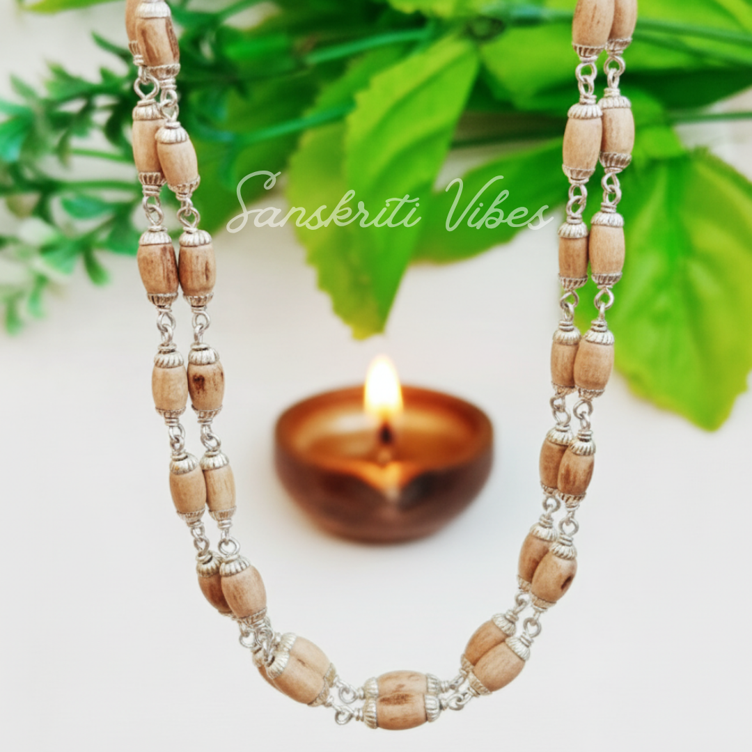 Sterling Silver Kanthi Mala for Neck – Elegant and Traditional Design - Retail Maharaj