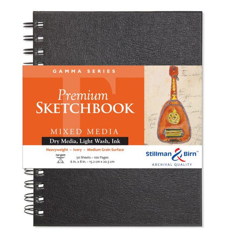 Stillman Birn Gamma Series Ivory Medium Grain Sketchbook - Retail Maharaj