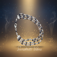 Three Layer Silver Tulsi Mala for Gopal Ji – Handcrafted Devotional Necklace for Krishna Worship & Spiritual Blessings - Retail Maharaj