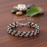 Three Layer Silver Tulsi Mala for Gopal Ji – Handcrafted Devotional Necklace for Krishna Worship & Spiritual Blessings - Retail Maharaj