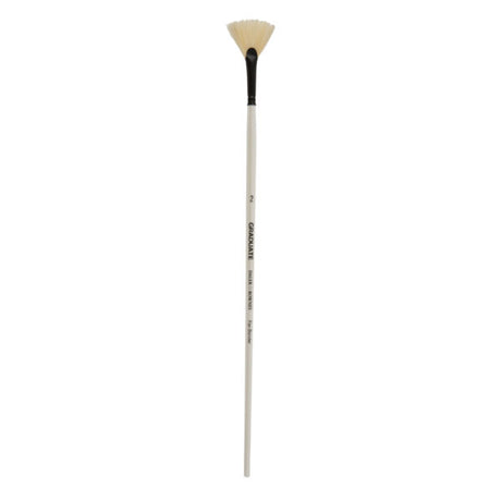 Daler Rowney Graduate Bristle Fan Long Handle Brush - Retail Maharaj