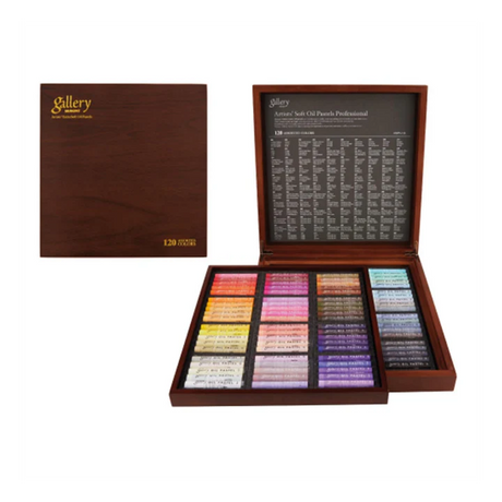 Mungyo Gallery Soft Oil Pastels Set of 120 in Wooden Box – Multi Colors - Retail Maharaj