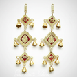Wall Hanging Bells Multicolor Decorative Showpiece – 27 Cm (Aluminium) - Retail Maharaj