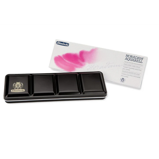 Schmincke Horadam Aquarell Watercolor Pan Set of 24 - Retail Maharaj